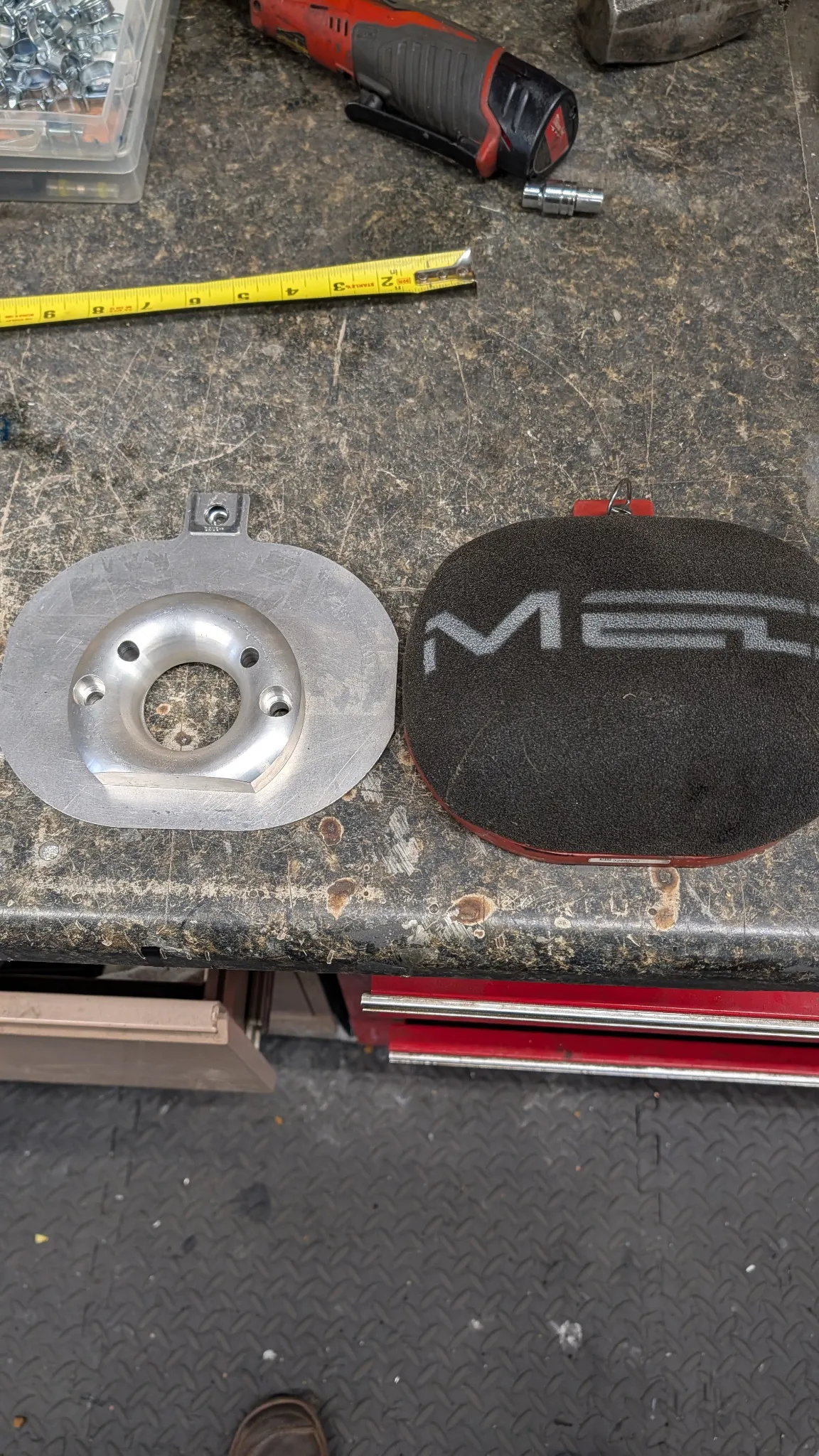 MED 1.75 RACE AIR FILTER - FOAM - body 1